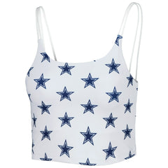NFL Dallas Cowboys Women's Countess Allover Print Sleeveless Cami Tank Top
