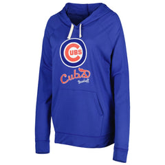Chicago Cubs Touch Women's Pre-Game Raglan Pullover Hoodie - Royal