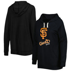San Francisco Giants Touch Women's Pre-Game Raglan Pullover Hoodie - Black