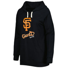 San Francisco Giants Touch Women's Pre-Game Raglan Pullover Hoodie - Black