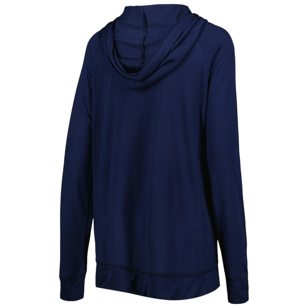 Detroit Tigers Touch Women's Pre-Game Raglan Pullover Hoodie - Navy