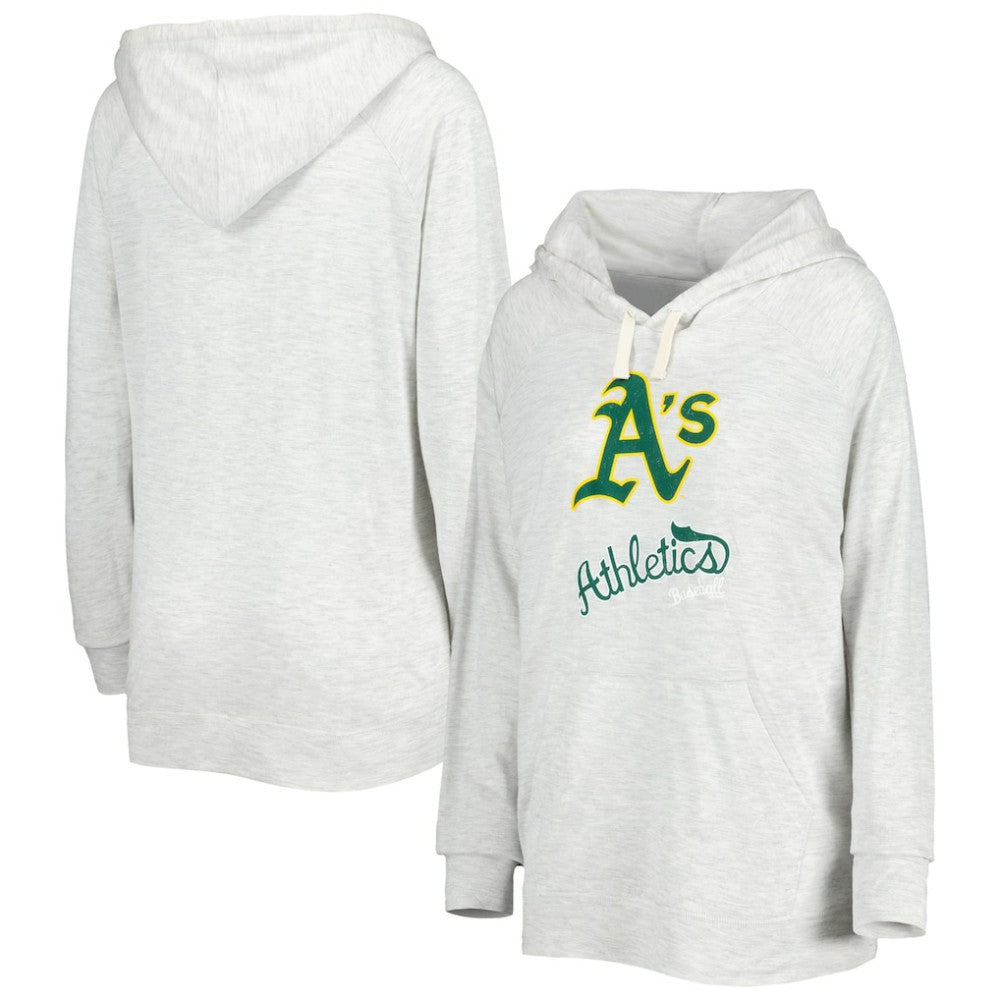 Athletics Touch Women's Pre-Game Raglan Pullover Hoodie - Heather Gray