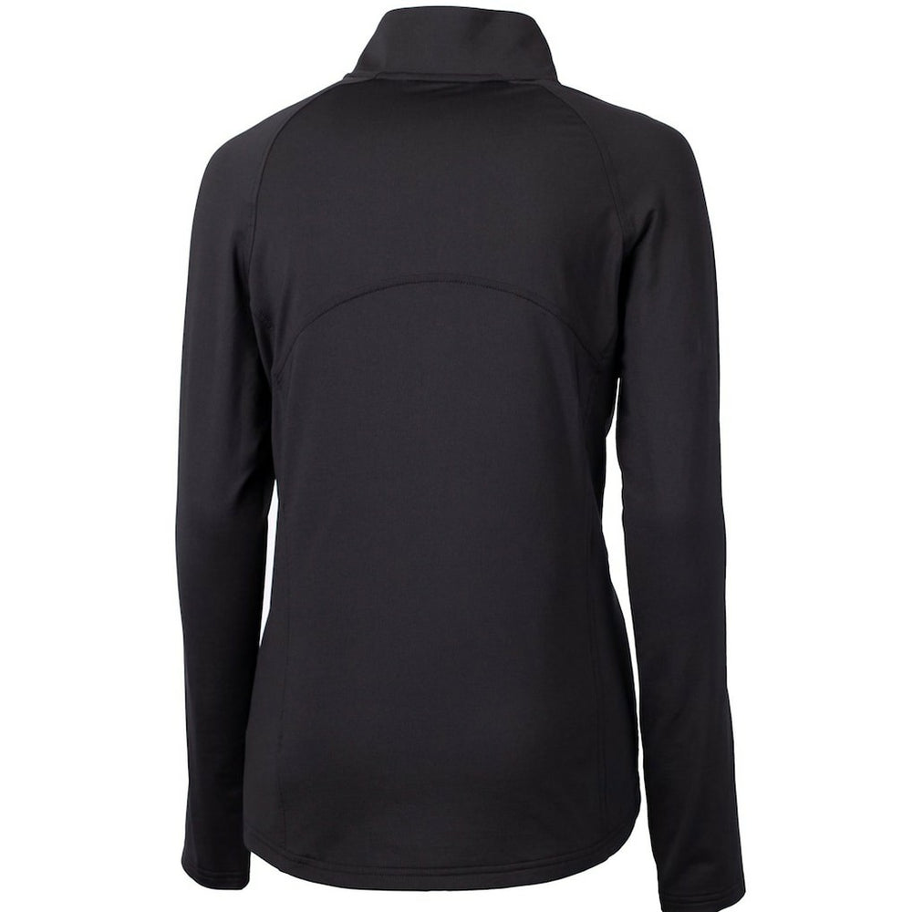 NFL New England Patriots Cutter & Buck Women's Throwback Logo Adapt Eco Knit Stretch Recycled Half-Zip Pullover Top