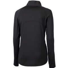 NFL New England Patriots Cutter & Buck Women's Throwback Logo Adapt Eco Knit Stretch Recycled Half-Zip Pullover Top