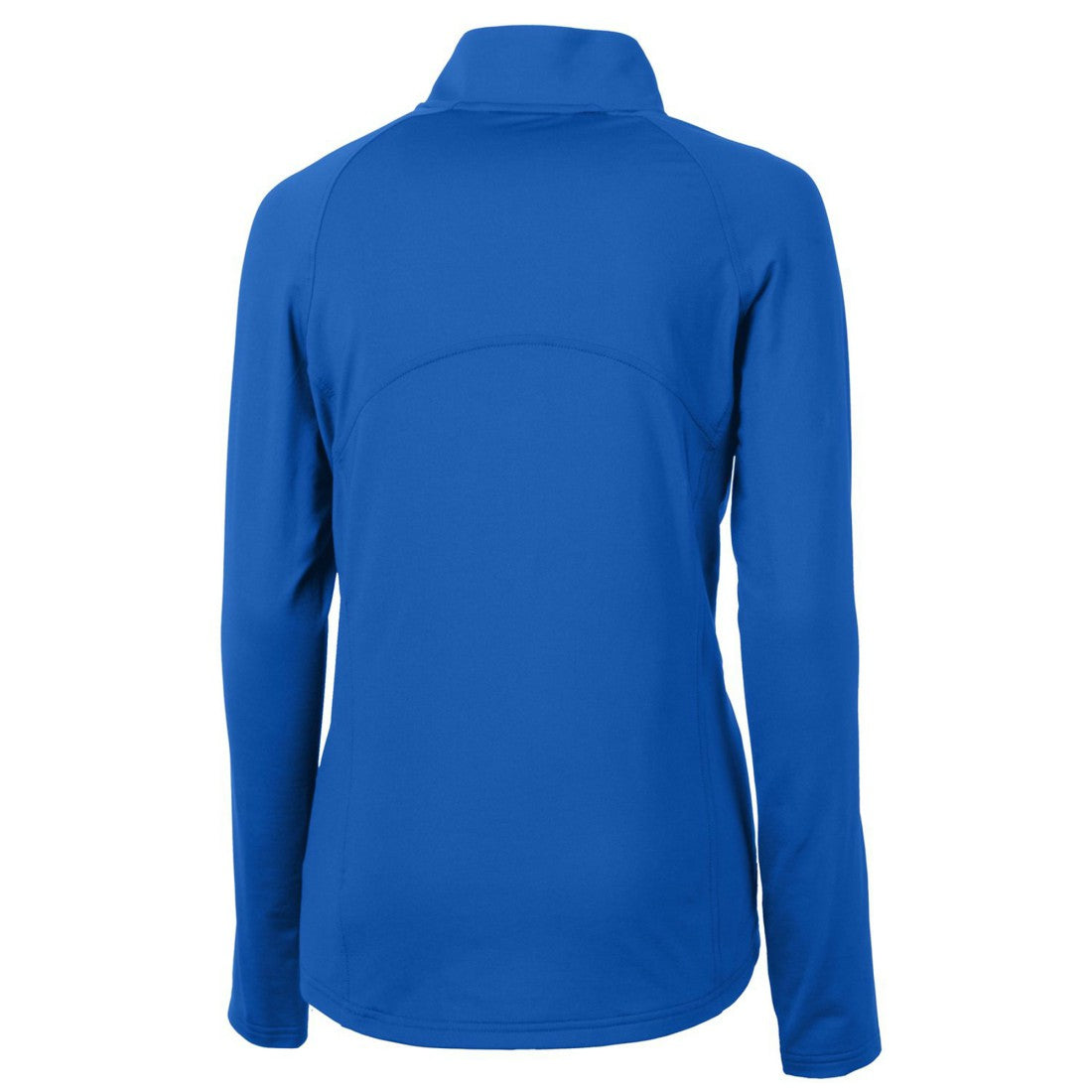 NFL Denver Broncos Cutter & Buck Women's Throwback Logo Adapt Eco Knit Stretch Recycled Half-Zip Pullover Top