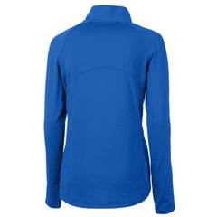 NFL Denver Broncos Cutter & Buck Women's Throwback Logo Adapt Eco Knit Stretch Recycled Half-Zip Pullover Top