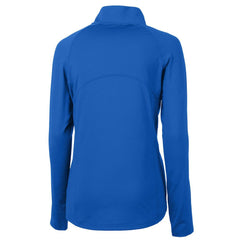 NFL New England Patriots Cutter & Buck Women's Throwback Logo Adapt Eco Knit Stretch Recycled Half-Zip Pullover Top