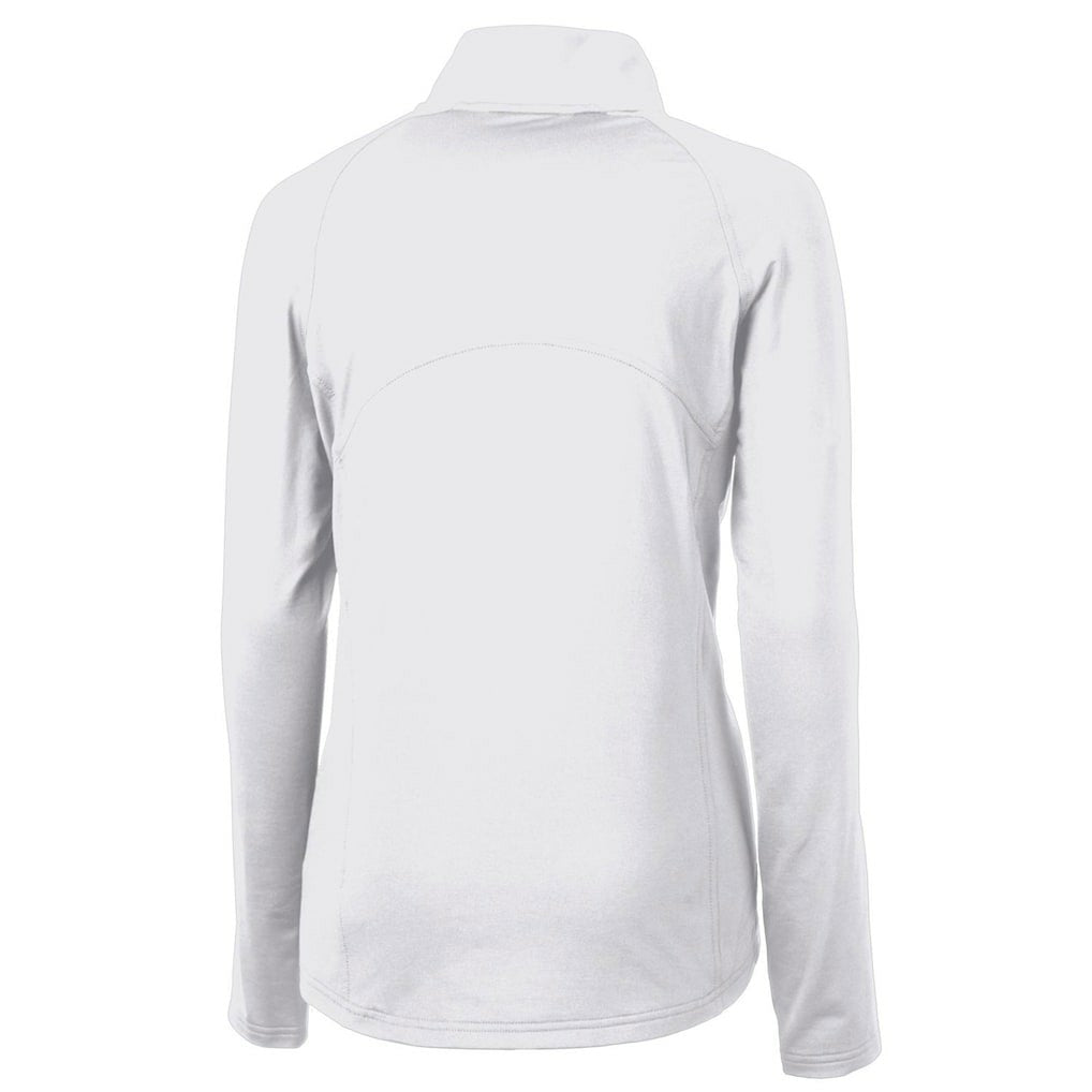 NFL Seattle Seahawks Cutter & Buck Women's Throwback Logo Adapt Eco Knit Stretch Recycled Half-Zip Pullover Top