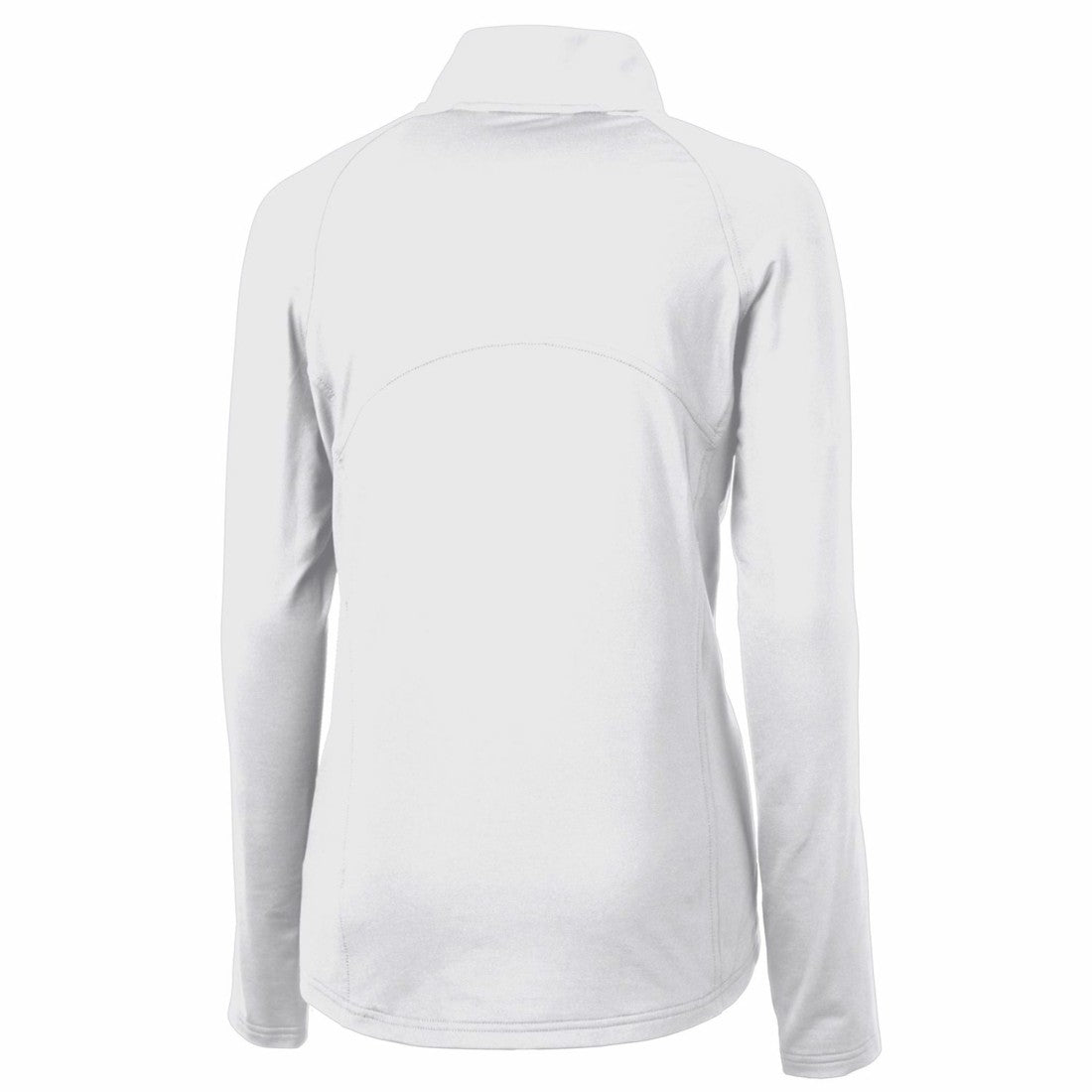 NFL Detroit Lions Cutter & Buck Women's Throwback Logo Adapt Eco Knit Stretch Recycled Half-Zip Pullover Top