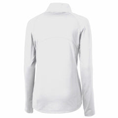 NFL Detroit Lions Cutter & Buck Women's Throwback Logo Adapt Eco Knit Stretch Recycled Half-Zip Pullover Top