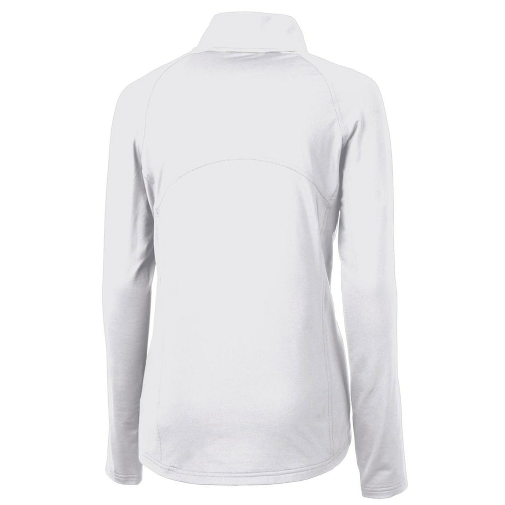 NFL Buffalo Bills Cutter & Buck Women's Throwback Logo Adapt Eco Knit Stretch Recycled Half-Zip Pullover Top