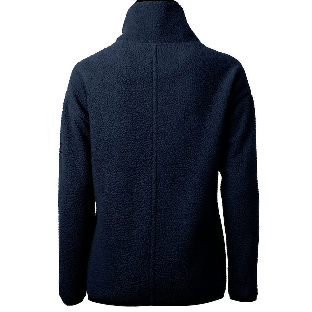 NFL New York Giants Cutter & Buck Women's Throwback Logo Cascade Eco Sherpa Fleece Half-Zip Pullover Jacket