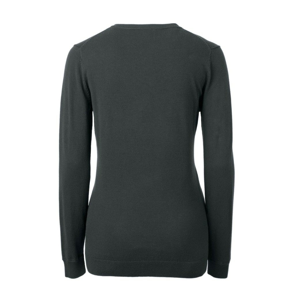 NFL Cleveland Browns Cutter & Buck Women's Throwback Logo Lakemont Tri-Blend V-Neck Sweater