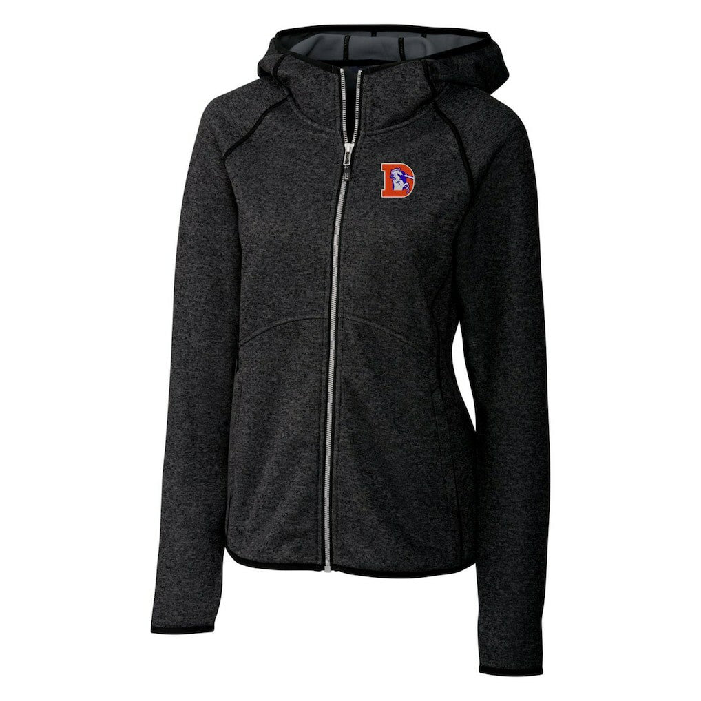 NFL Denver Broncos Cutter & Buck Women's Throwback Logo Mainsail Full-Zip Jacket