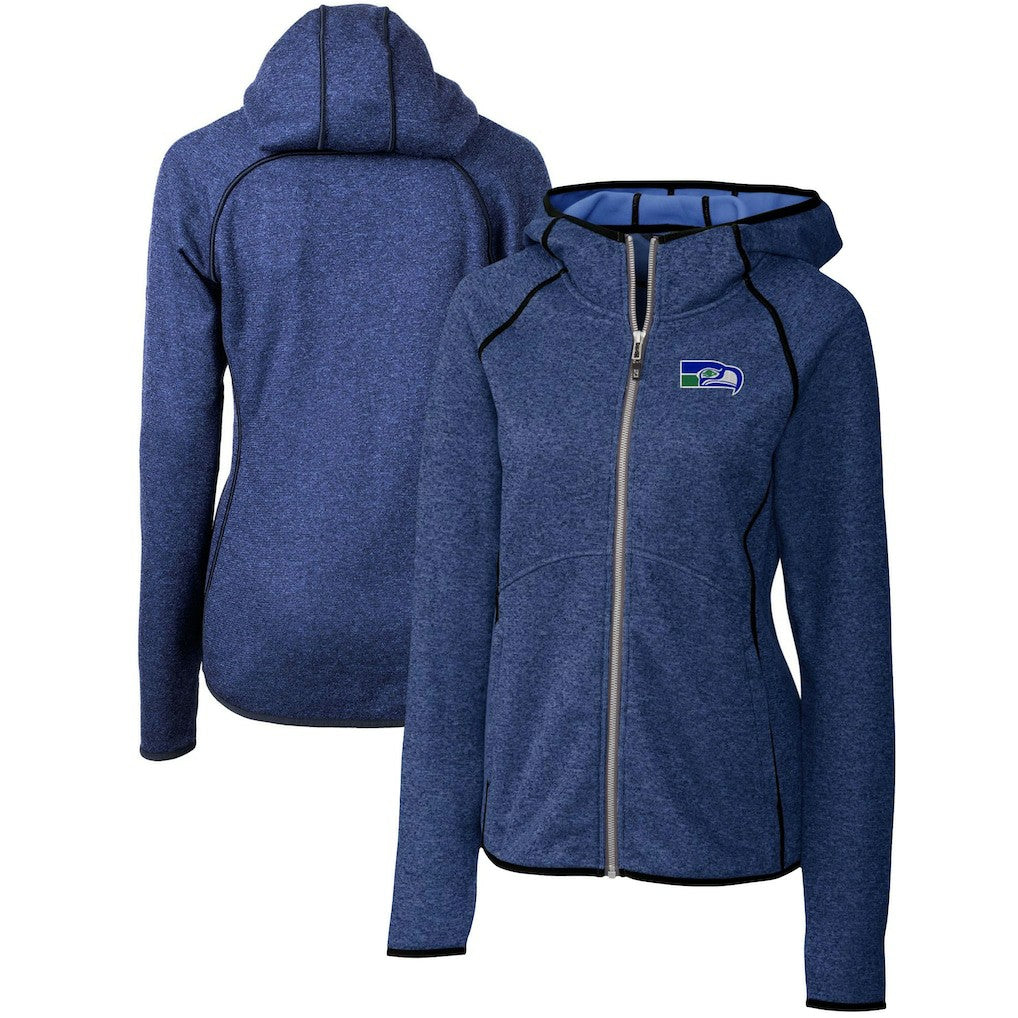 NFL Seattle Seahawks Cutter & Buck Women's Throwback Logo Mainsail Full-Zip Jacket