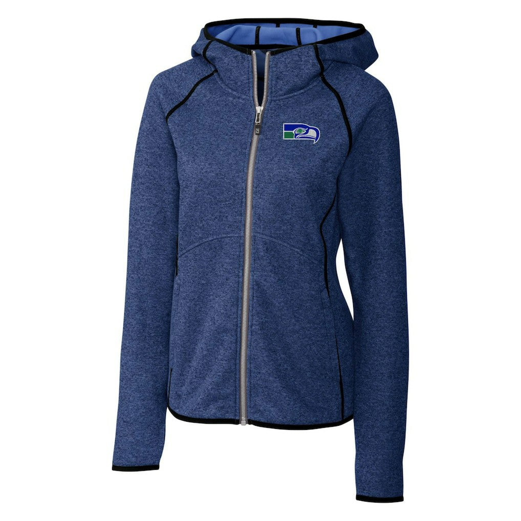 NFL Seattle Seahawks Cutter & Buck Women's Throwback Logo Mainsail Full-Zip Jacket