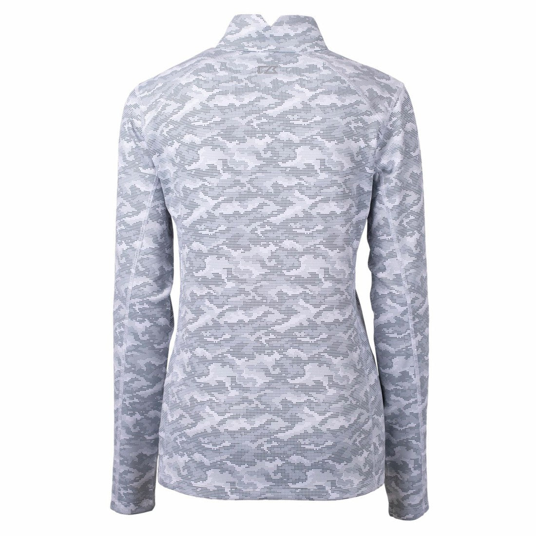 NFL Detroit Lions Cutter & Buck Women's Throwback Logo Traverse Camo Quarter-Zip Pullover Top