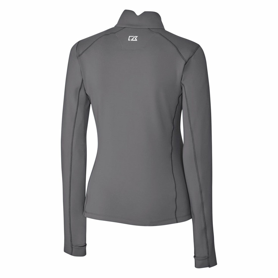 NFL Detroit Lions Cutter & Buck Women's Throwback Logo Traverse Stretch Quarter-Zip Pullover Top
