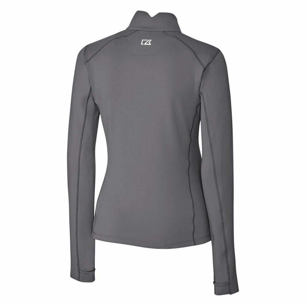 NFL Detroit Lions Cutter & Buck Women's Throwback Logo Traverse Stretch Quarter-Zip Pullover Top