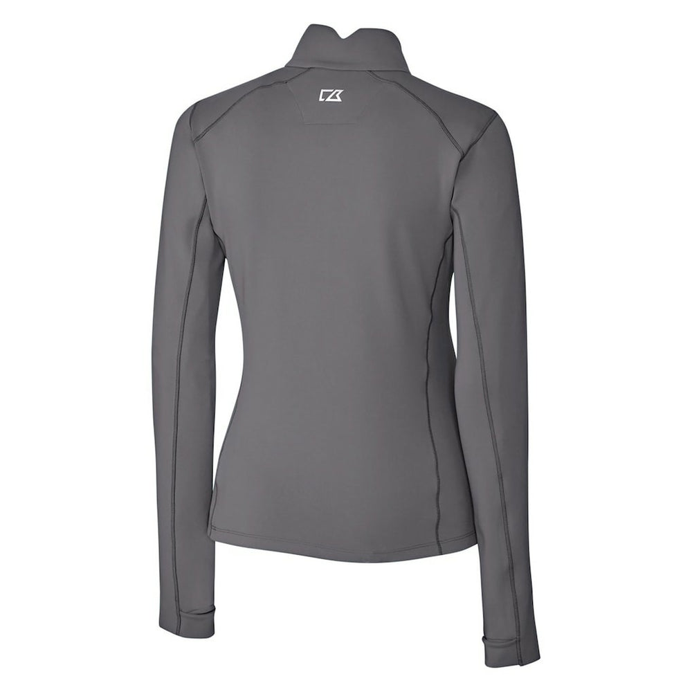 NFL Miami Dolphins Cutter & Buck Women's Throwback Logo Traverse Stretch Quarter-Zip Pullover Top