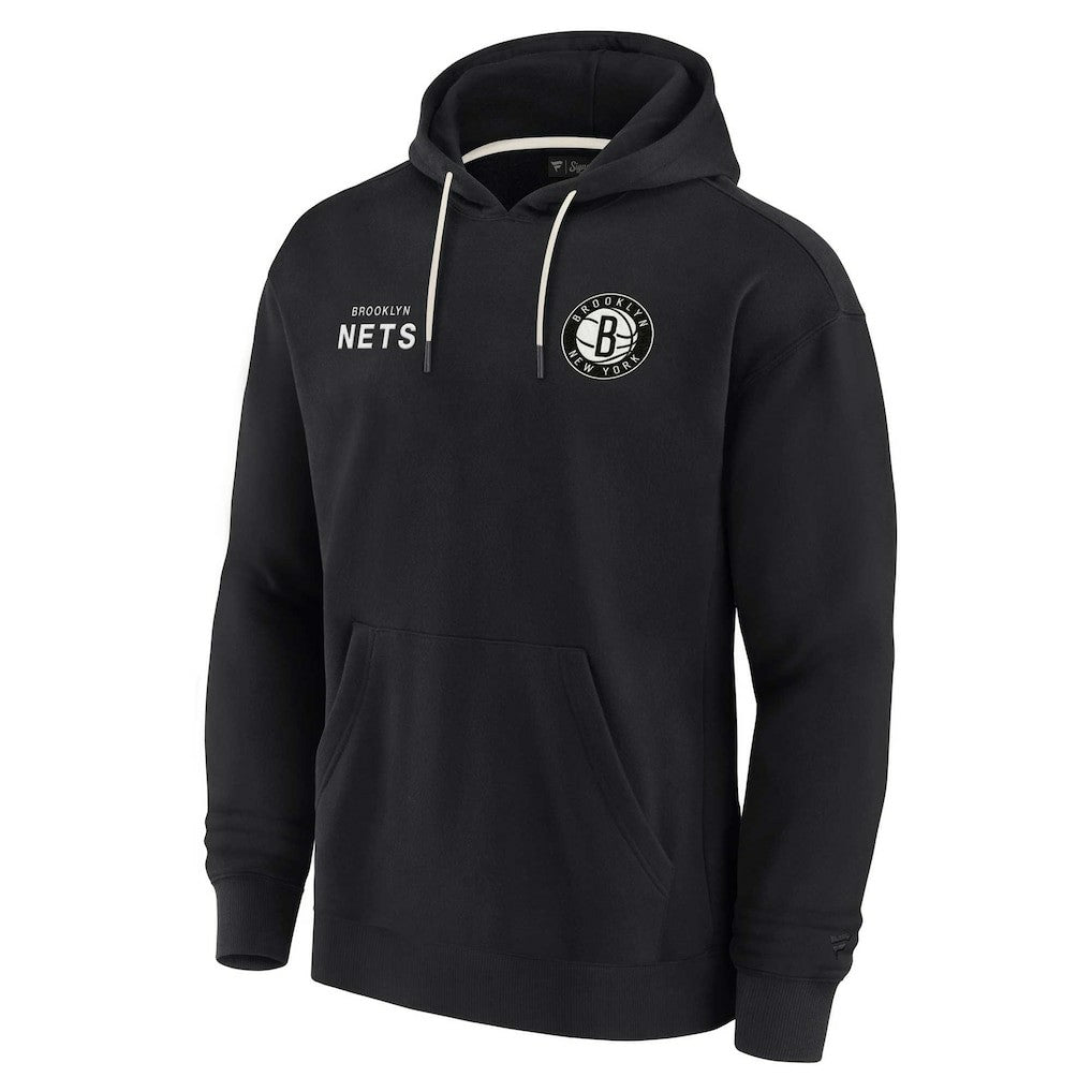 Brooklyn Nets Unisex Elements Super Soft Fleece Pullover Hoodie - Black | Fanatics online