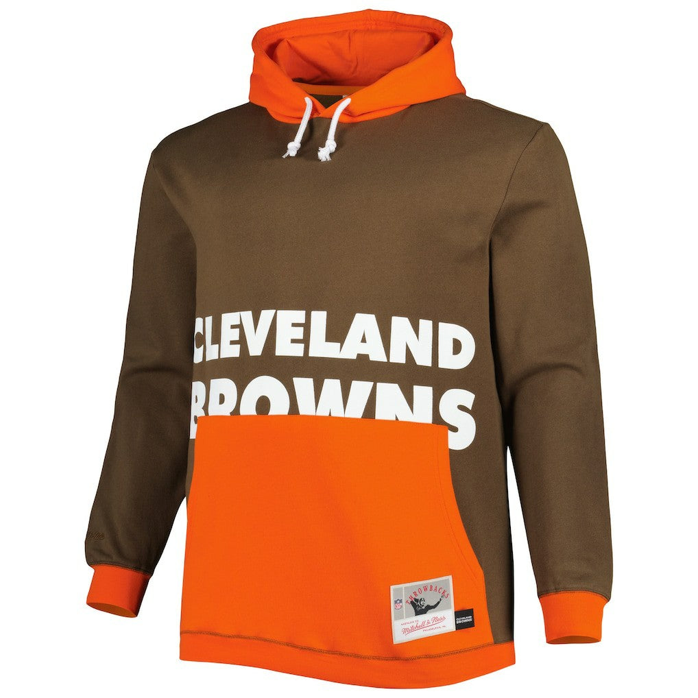 NFL Cleveland Browns Big & Tall Big Face Pullover Hoodie