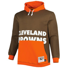 NFL Cleveland Browns Big & Tall Big Face Pullover Hoodie