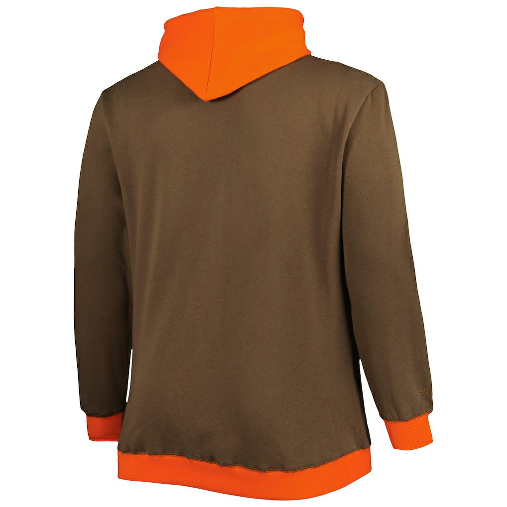 NFL Cleveland Browns Big & Tall Big Face Pullover Hoodie