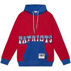 NFL New England Patriots Big & Tall Big Face Pullover Hoodie