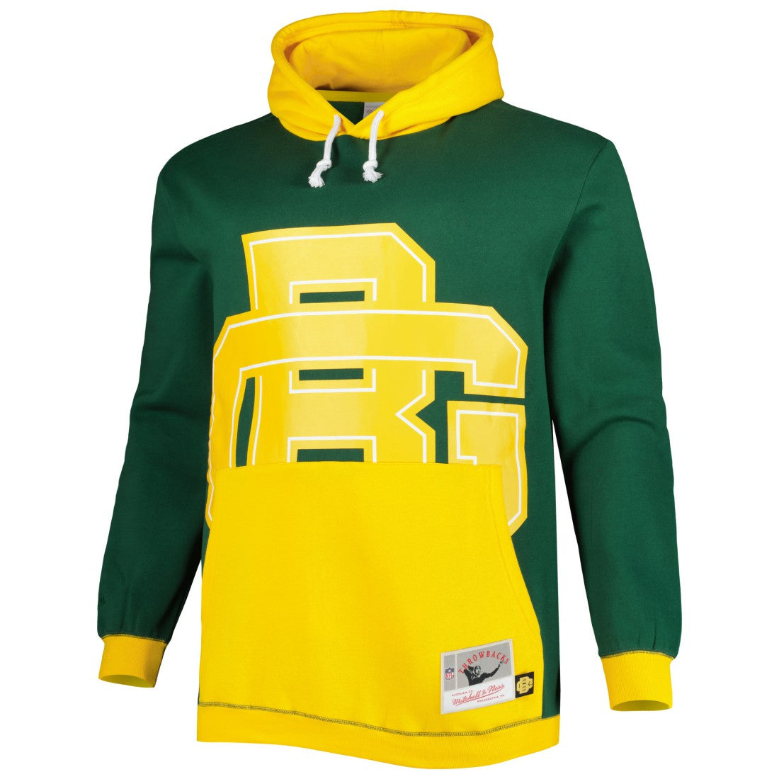 NFL Green Bay Packers Big & Tall Big Face Pullover Hoodie