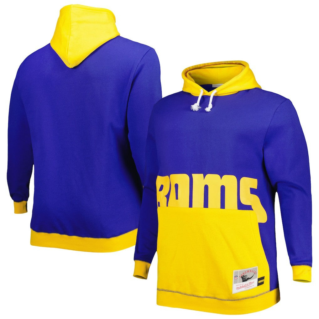 NFL Los Angeles Rams Big & Tall Big Face Pullover Hoodie