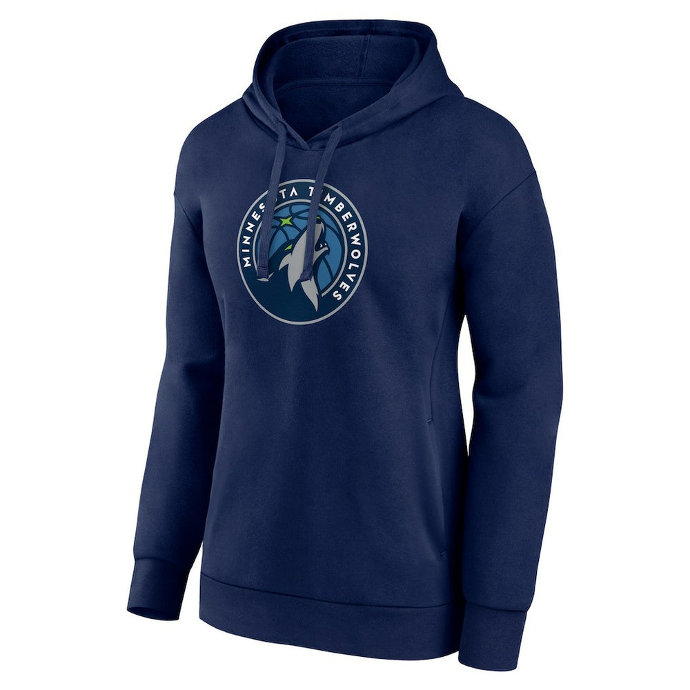 Minnesota Timberwolves Women's Team Primary Logo Pullover Hoodie - Navy cheap