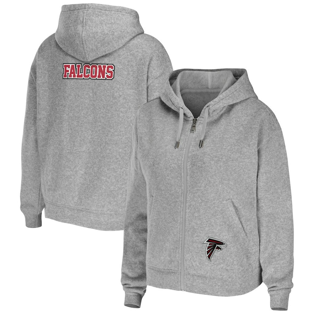 NFL Atlanta Falcons WEAR by Erin Andrews Women's Team Full-Zip Hoodie