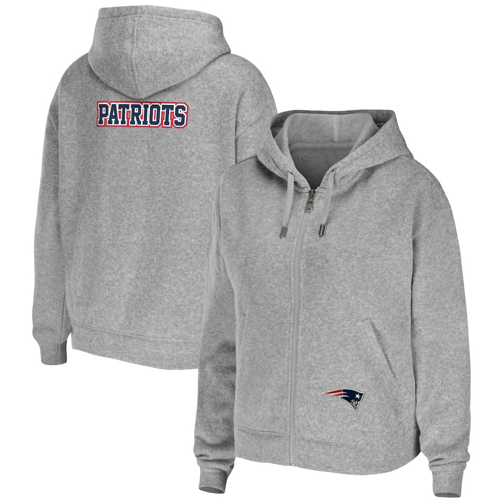 NFL New England Patriots WEAR by Erin Andrews Women's Team Full-Zip Hoodie