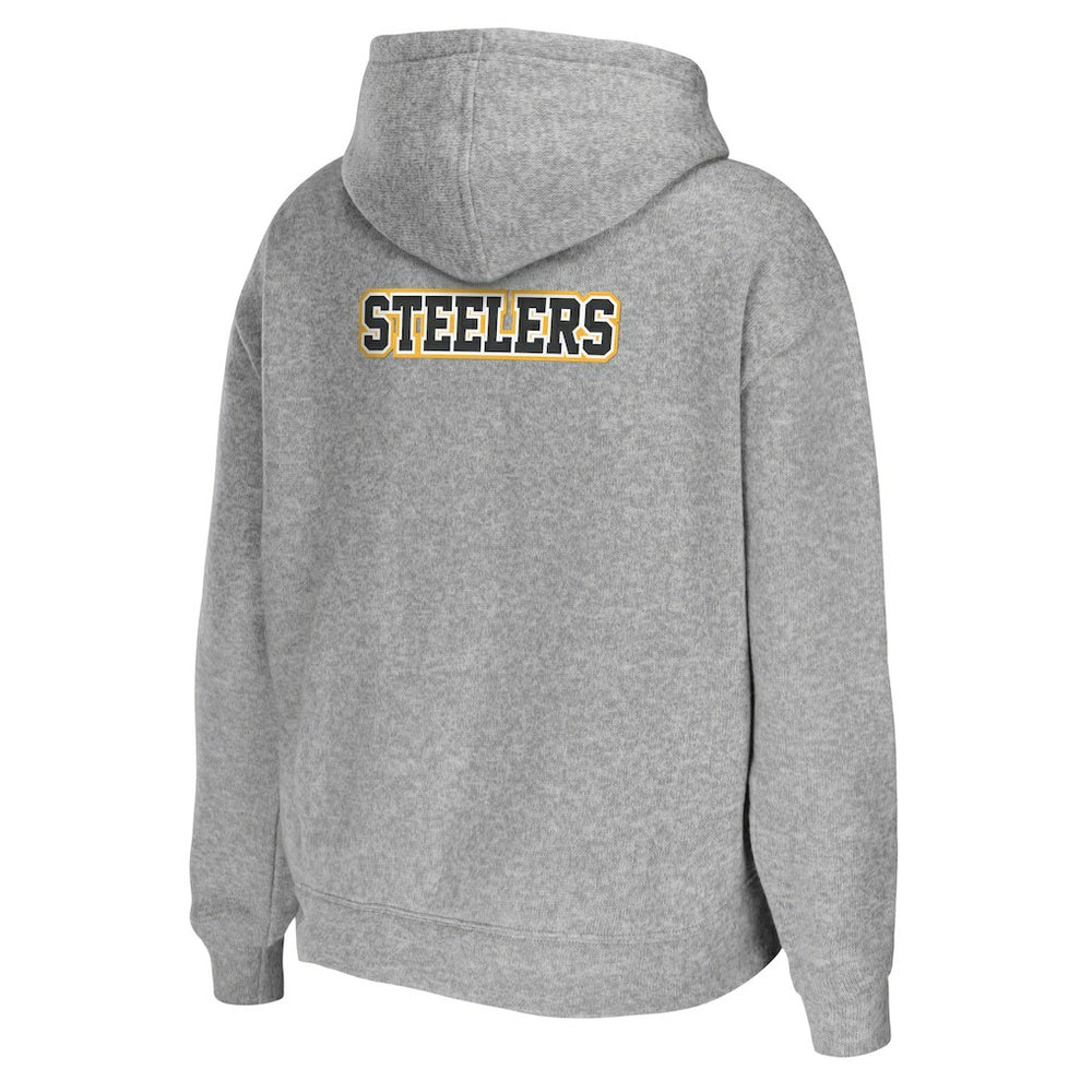 NFL Pittsburgh Steelers WEAR by Erin Andrews Women's Team Full-Zip Hoodie