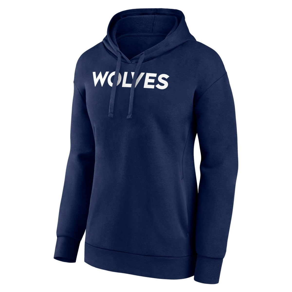 Minnesota Timberwolves Women's Wordmark Alt Pullover Hoodie - Navy for sale