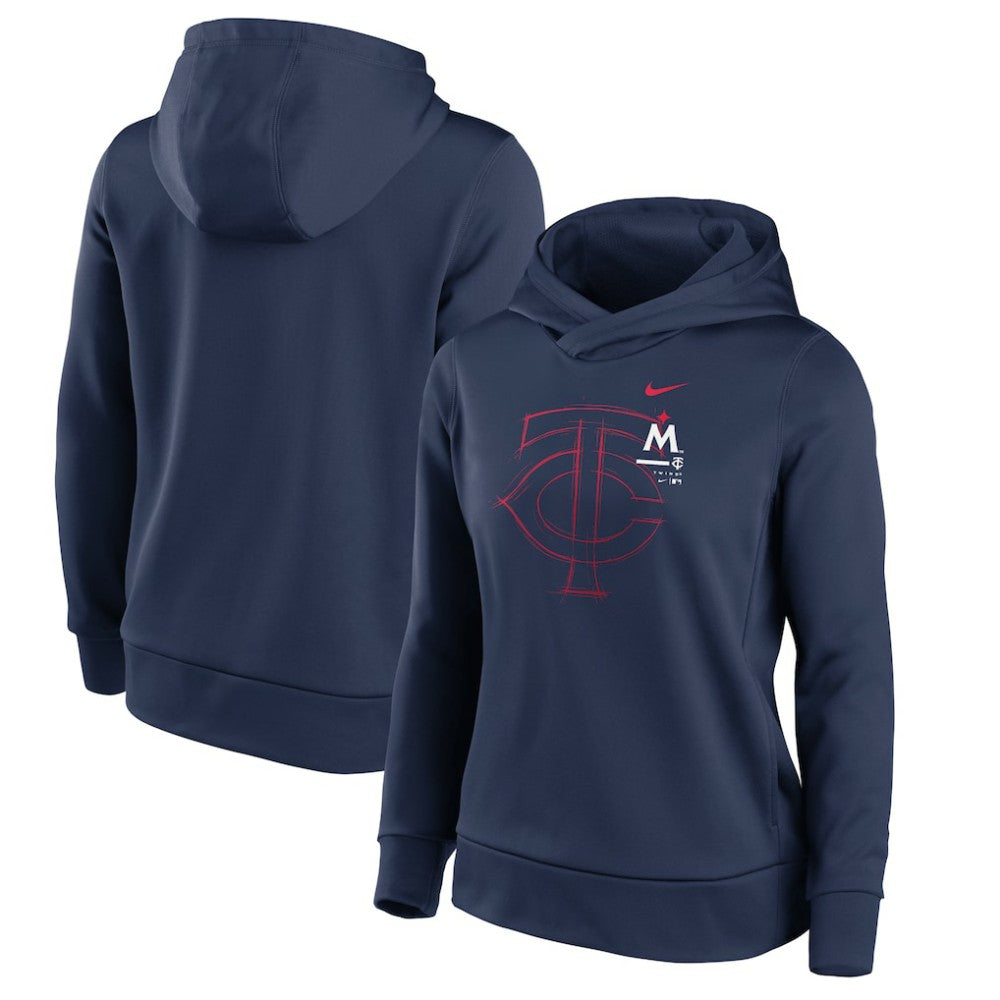 Minnesota Twins Women's 2023 Big Game Fleece Pullover Hoodie - Navy | Nike