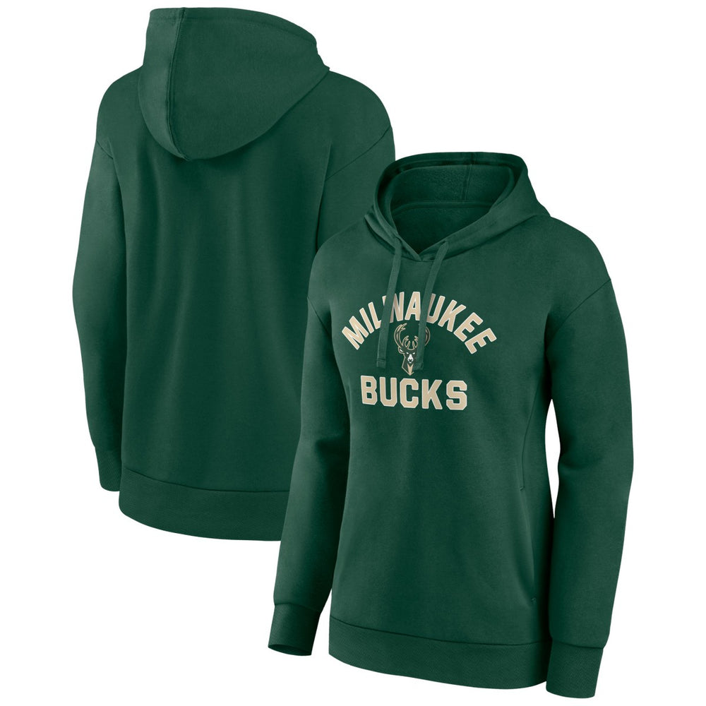 Milwaukee Bucks Women's Overtime Pullover Hoodie - Hunter Green for sale