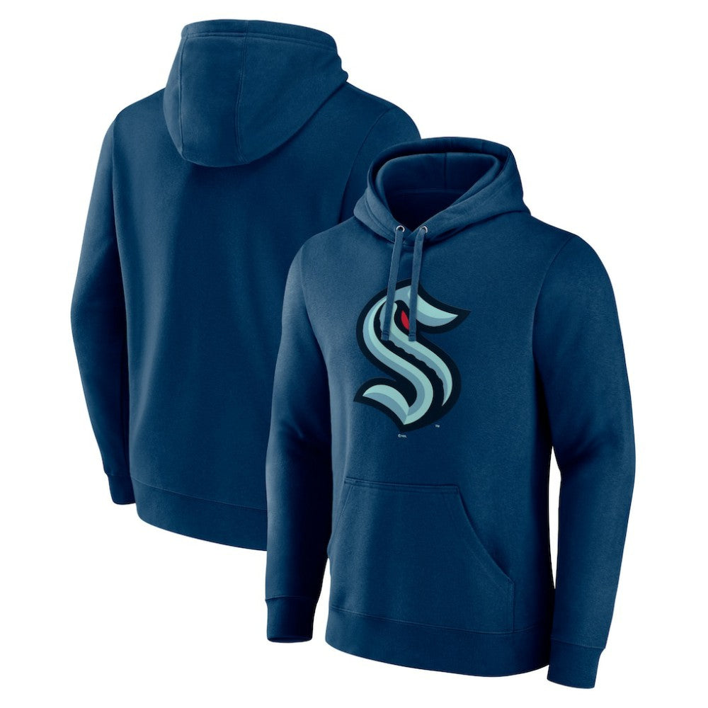Seattle Kraken Fanatics Primary Logo Pullover Hoodie