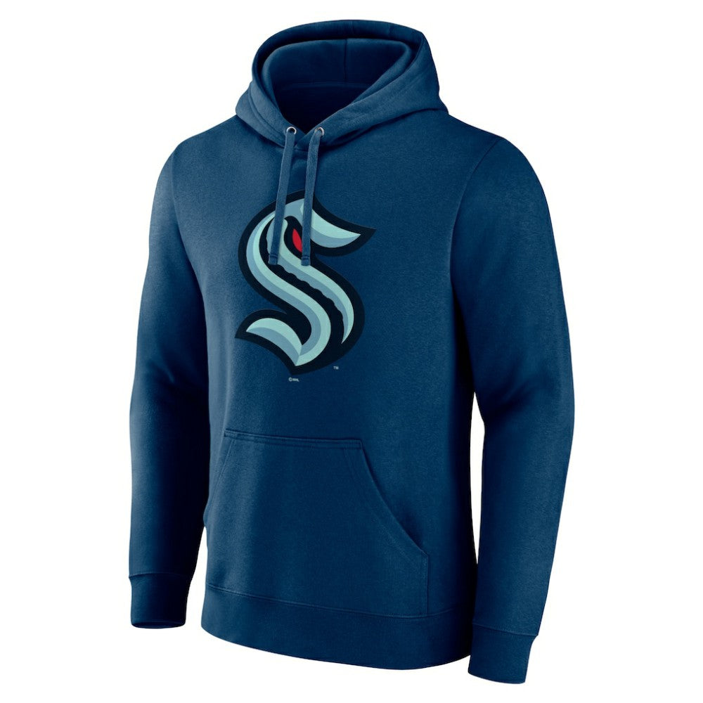 Seattle Kraken Fanatics Primary Logo Pullover Hoodie