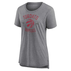 Toronto Raptors Women's Heritage Tri-Blend T-Shirt - Heather Gray cheap