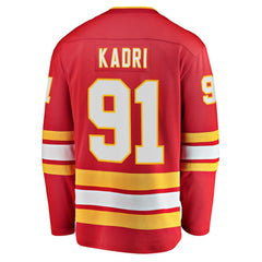 Nazem Kadri Calgary Flames Fanatics Home Breakaway Player Jersey
