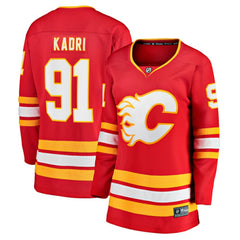 Nazem Kadri Calgary Flames Fanatics Women's Home Breakaway Player Jersey