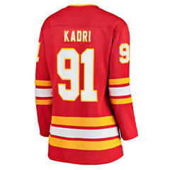Nazem Kadri Calgary Flames Fanatics Women's Home Breakaway Player Jersey