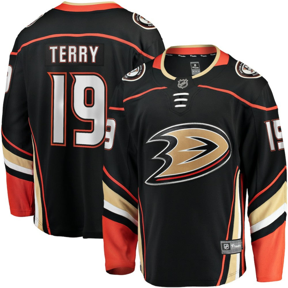 Troy Terry Anaheim Ducks Fanatics Home Team Breakaway Player Jersey