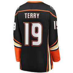 Troy Terry Anaheim Ducks Fanatics Women's Home Team Breakaway Player Jersey
