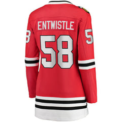 MacKenzie Entwistle Chicago Blackhawks Fanatics Women's Home Breakaway Player Jersey