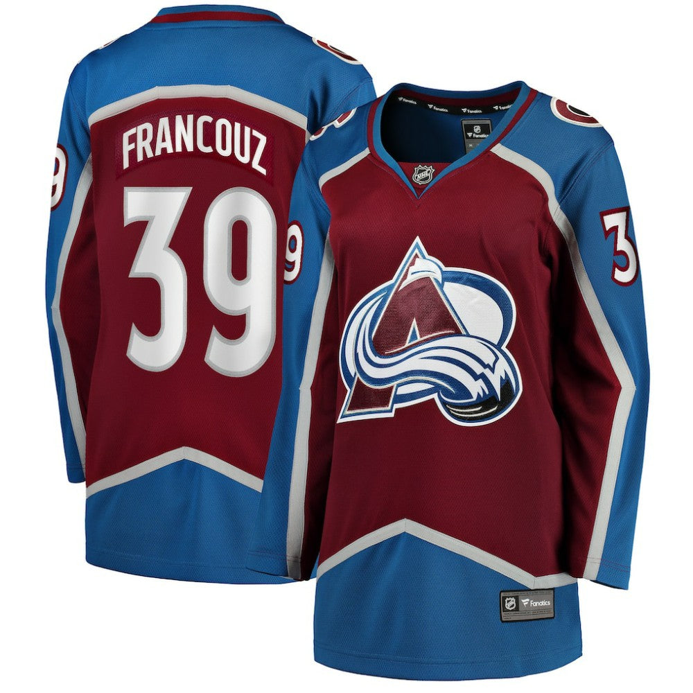 Pavel Francouz Colorado Avalanche Fanatics Women's Home Breakaway Player Jersey