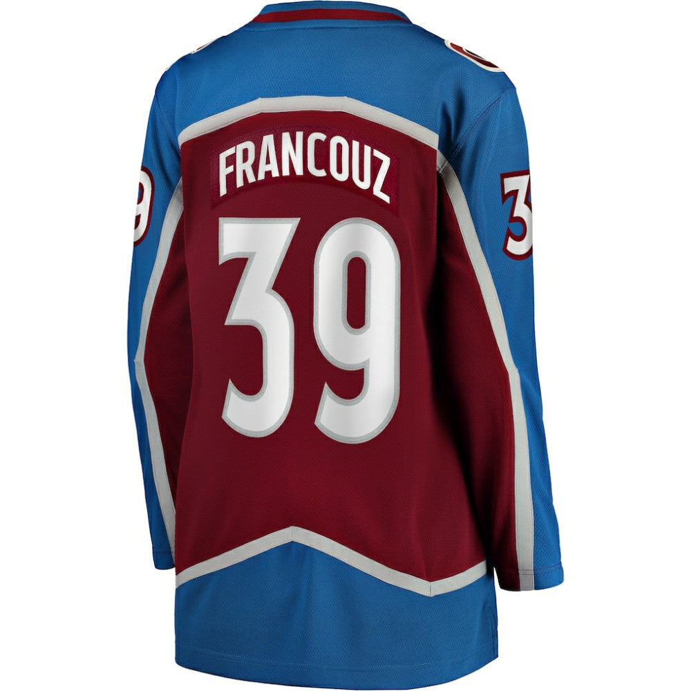 Pavel Francouz Colorado Avalanche Fanatics Women's Home Breakaway Player Jersey
