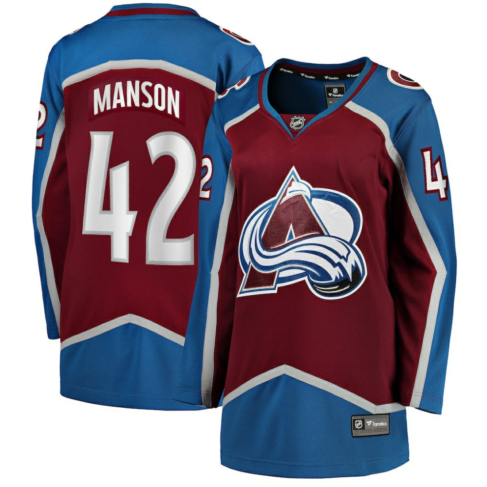 Josh Manson Colorado Avalanche Fanatics Women's Home Breakaway Player Jersey